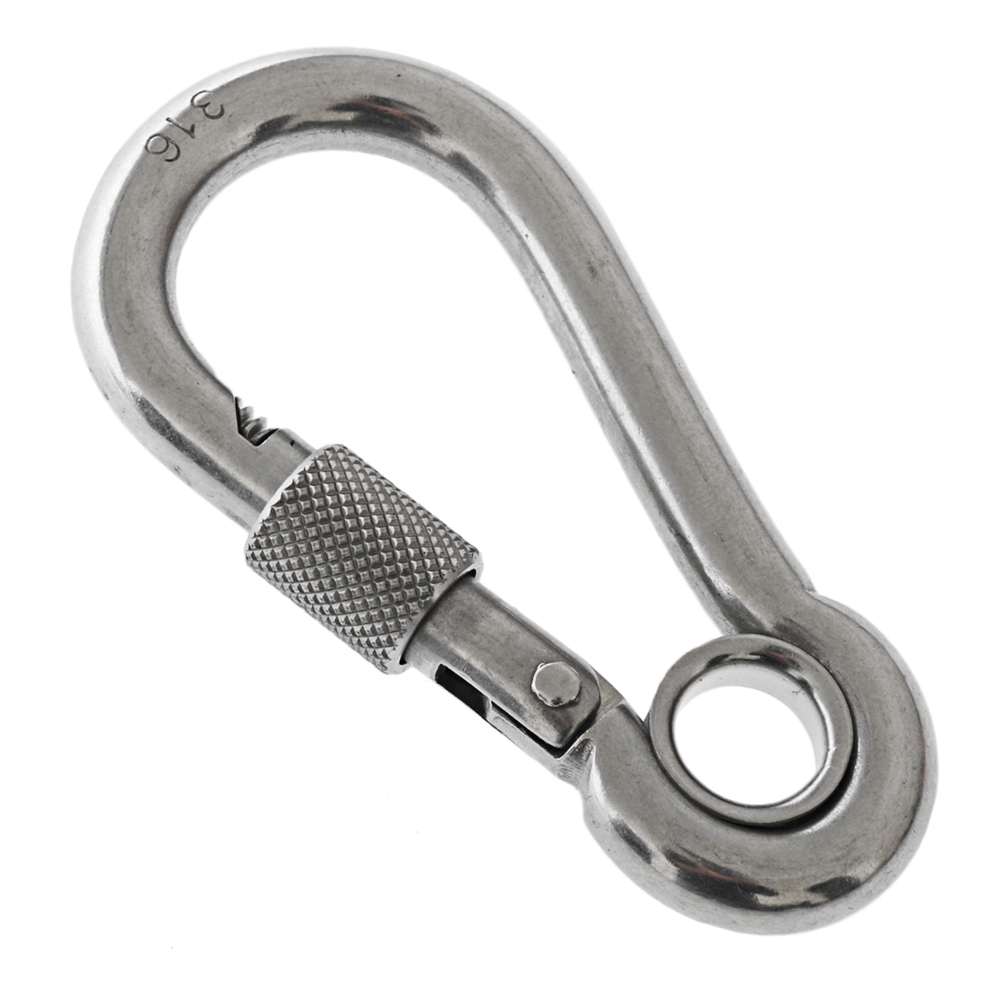 Stainless Steel Carabiner Hook - 80mm