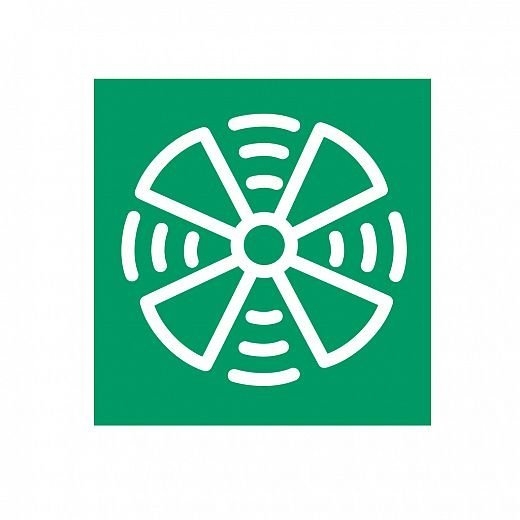 Hella Marine Green Fan Fast Symbol Card