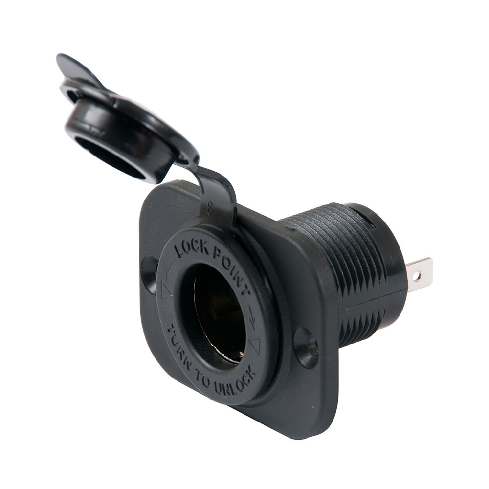 Marinco 12V Receptacle Black