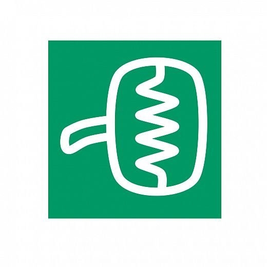 Hella Marine Green Heated Outside Mirror Symbol Card