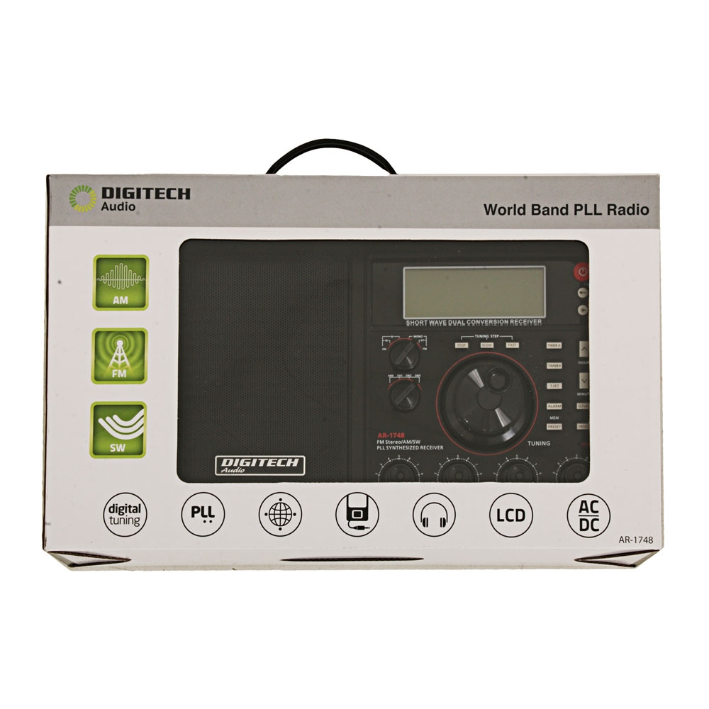 World Band AM/FM/SW PLL Radio