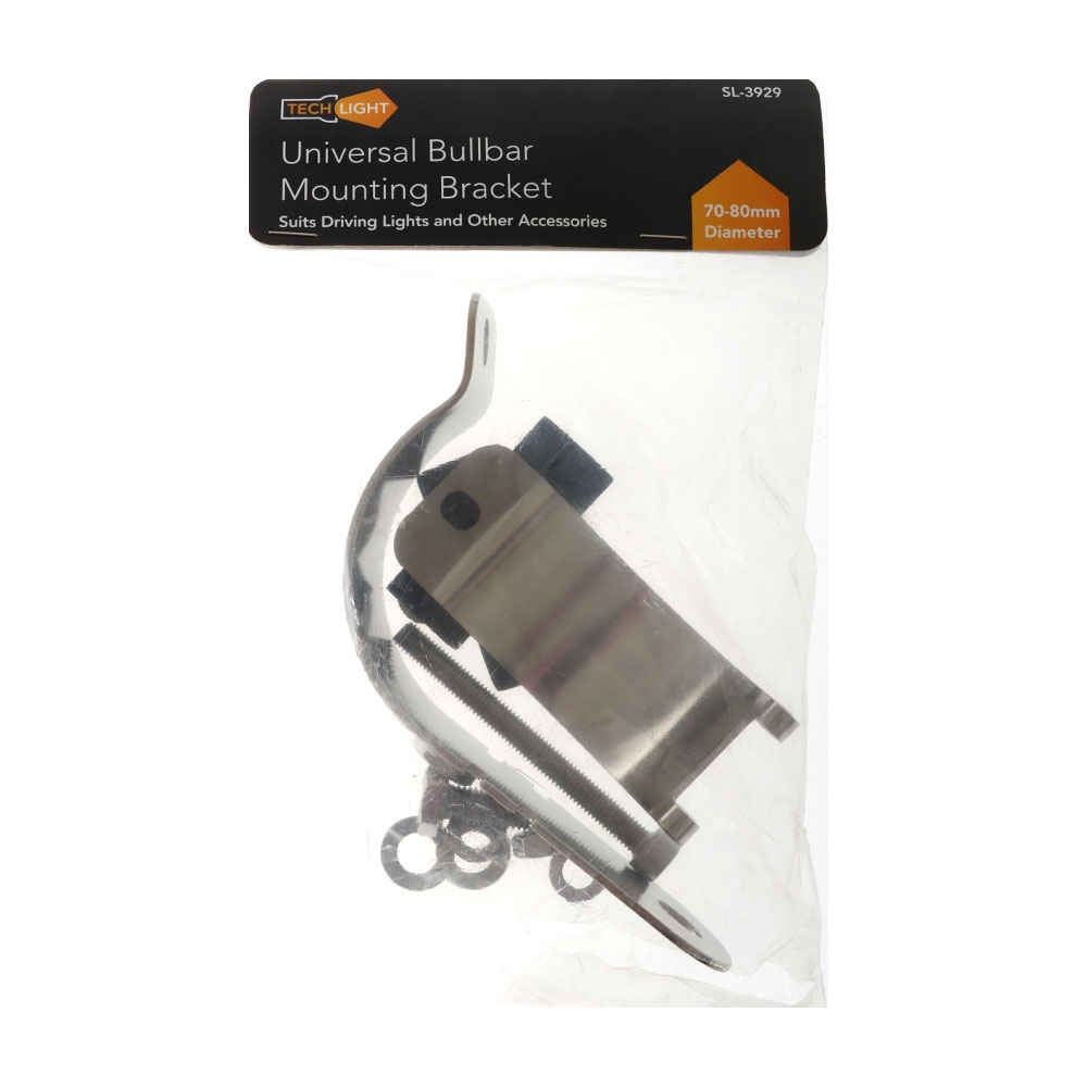 Universal Bull-bar Mounting Bracket 70-80mm Diameter