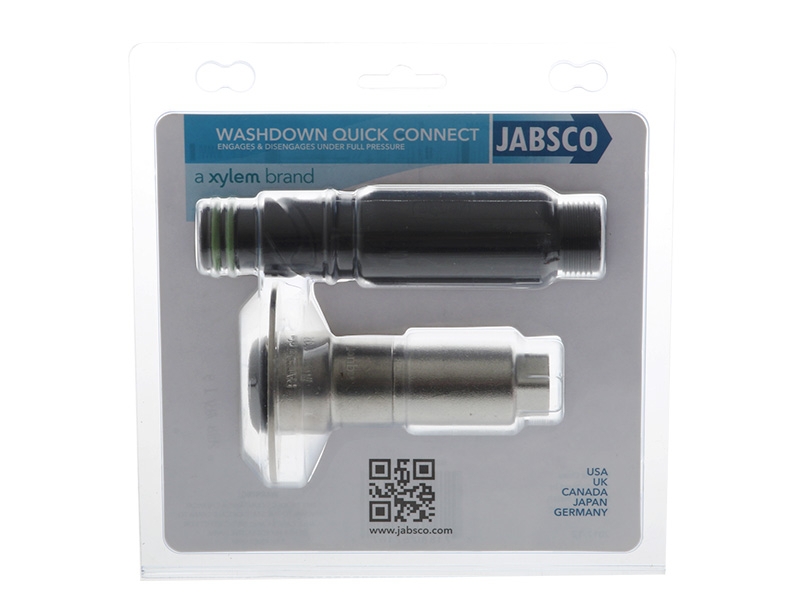 Jabsco Flush Mount Stainless Steel Deck Washdown Fitting