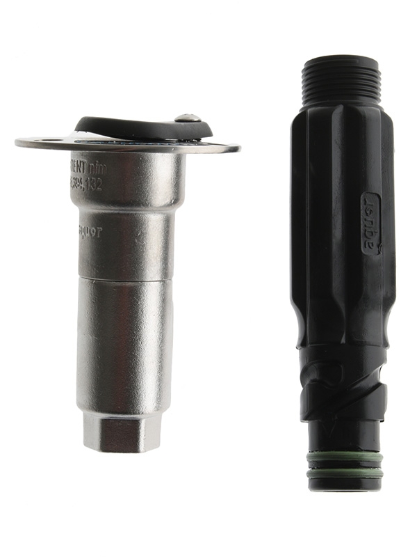 Jabsco Flush Mount Stainless Steel Deck Washdown Fitting