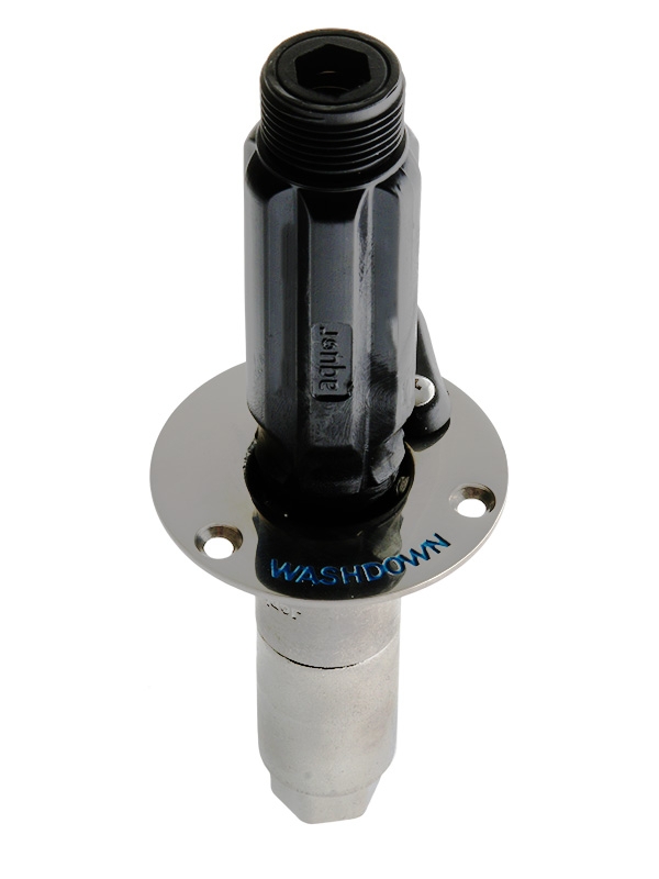 Jabsco Flush Mount Stainless Steel Deck Washdown Fitting