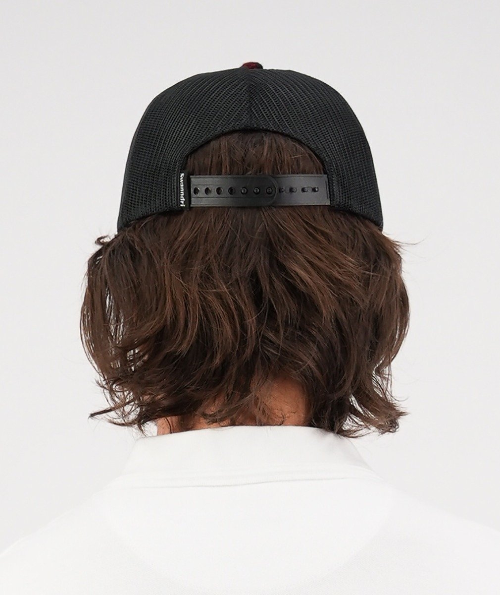 Swanndri Swanni Trucker Cap Red/Black Check