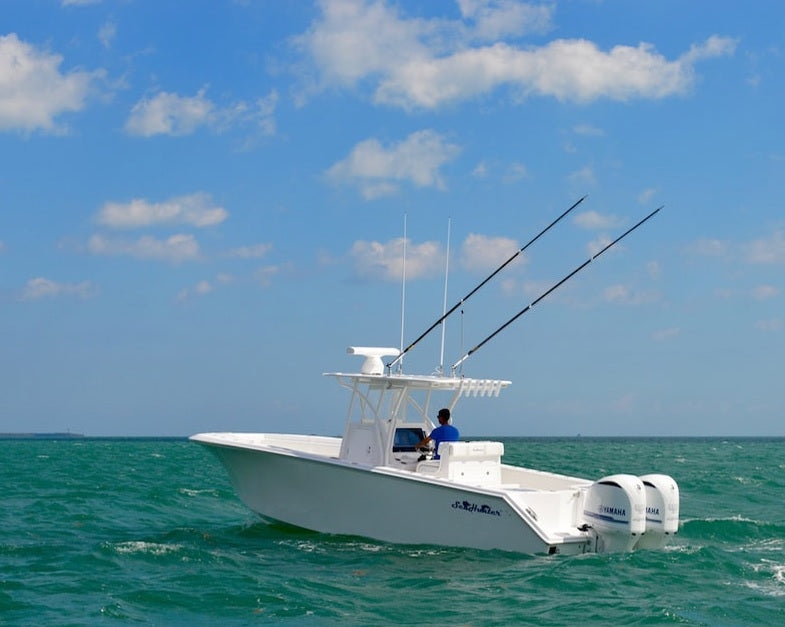 Rupp Top Gun Carbon Fiber Fixed Outrigger Pole 4.57m Black/Silver