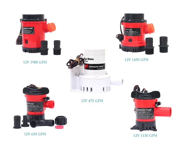 Johnson Bilge Pump L1600 24V 1450 GPH