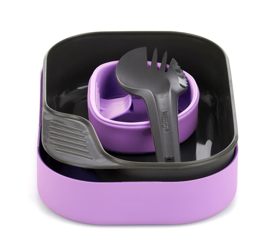 Wildo Camp-A-Box Light Complete Dinnerware Set Lilac