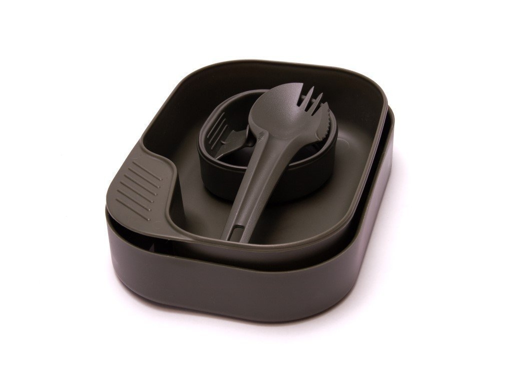 Wildo Camp-A-Box Light Complete Dinnerware Set Olive