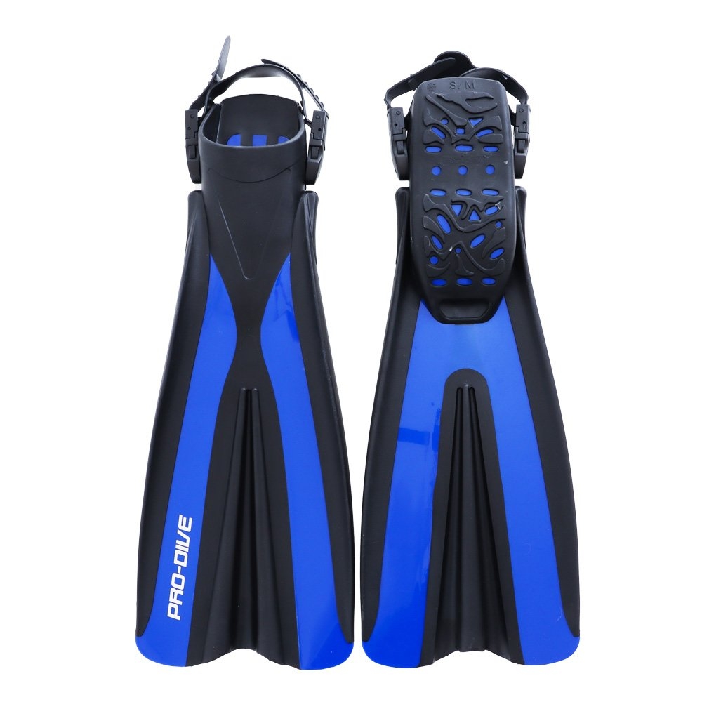 Pro-Dive Open Heel Dive Fins Blue