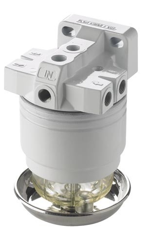 VETUS Petrol Water Separator/Fuel Filter Complete 10 Micron