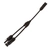 Solar Panel 'Y' Lead 2 Socket to 1 plug 300mm