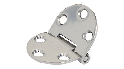 Sinox 316 Polished Stainless Steel Flush Door Hinge 1642 48x30x2mm