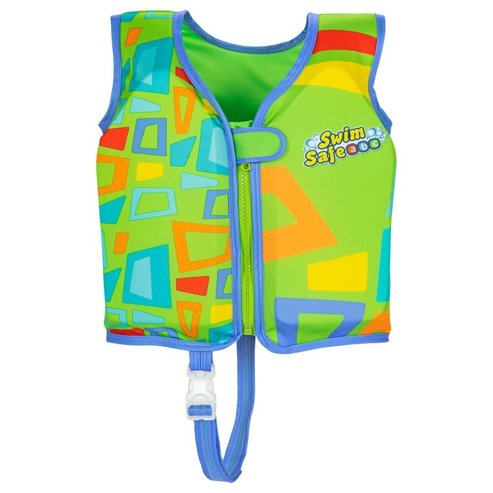 Bestway Swim Safe ABC AquaStar Fabric Swim Trainer Vest M/L 3-6 Years Green