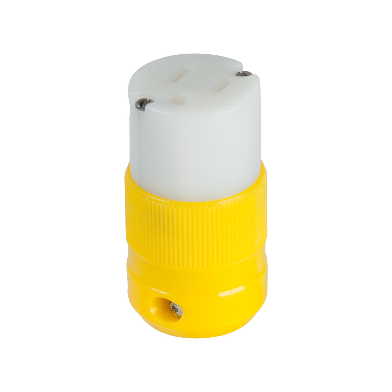 Marinco Female Connector 15A 125V Yellow