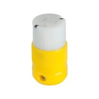 Marinco Female Connector 15A 125V Yellow Thumbnail Marinco Female Connector 15A 125V Yellow
