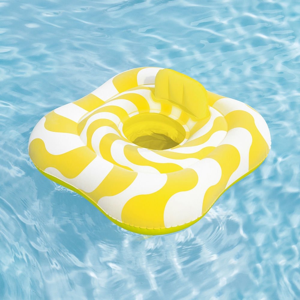 Bestway Swim Safe ABC Inflatable Plush Square Baby Boat Float 79cm 1-2 years