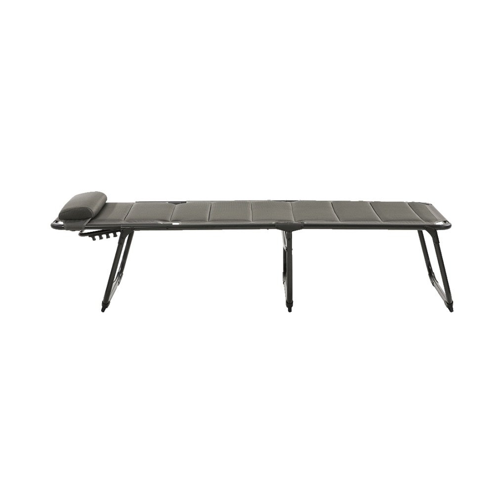 Travellife Barletta 6-Position Sun Lounger Dark Grey