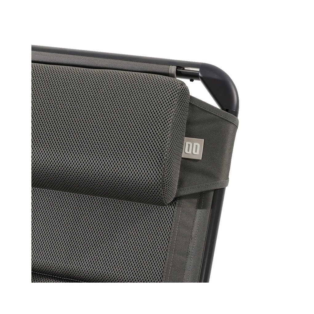 Travellife Barletta 6-Position Sun Lounger Dark Grey