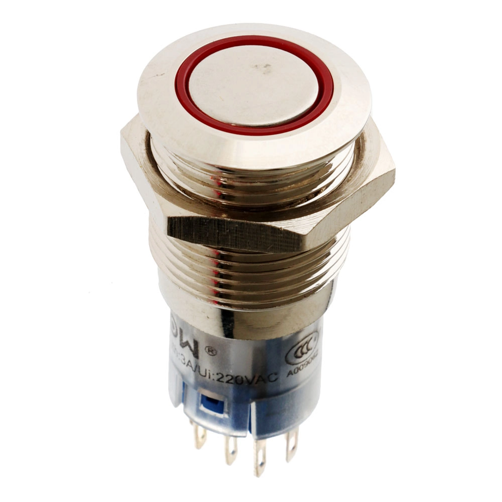 IP67 Rated Iluminated Pushbutton Switch Red IP67 Rated Iluminated Pushbutton Switch Red