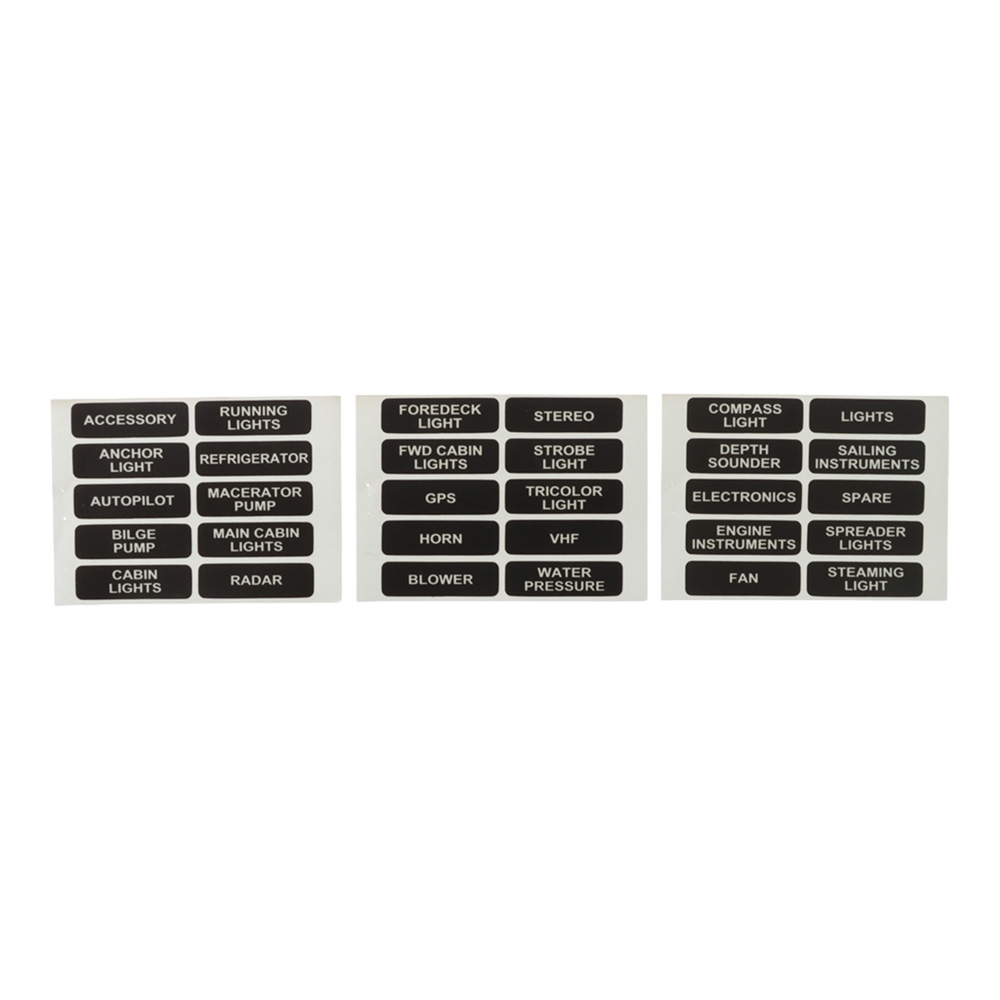 IP66 Marine Switch Panel 12/24v 6-Way