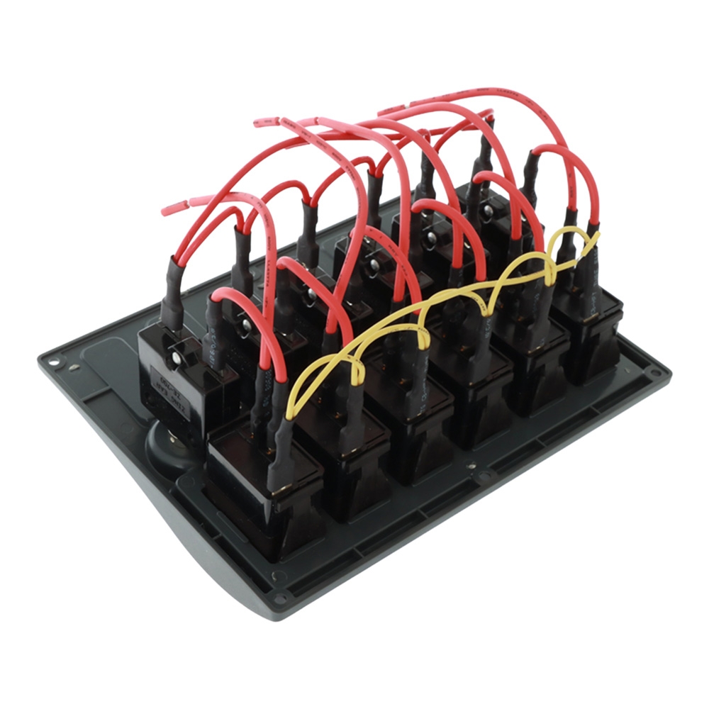 IP66 Marine Switch Panel 12/24v 6-Way