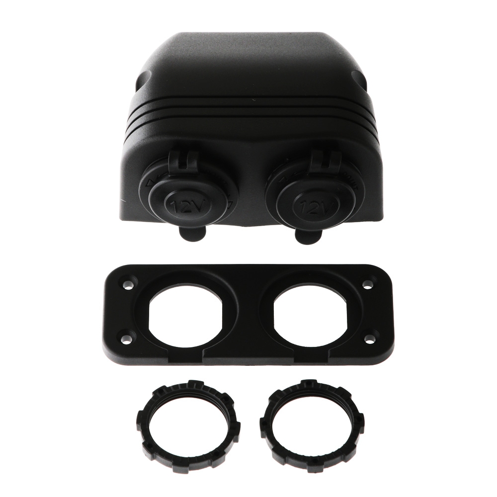 Marine Grade Dual Cigarette Lighter Socket 10A