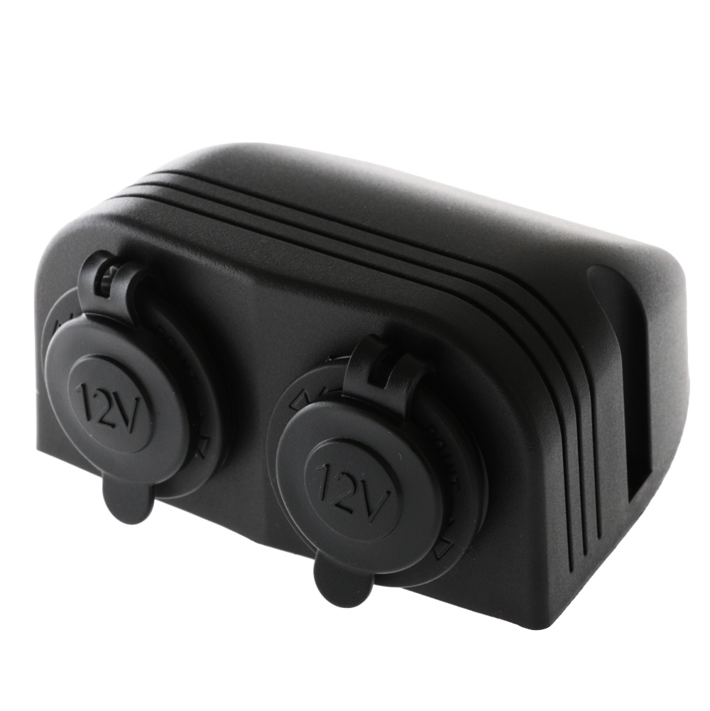 Marine Grade Dual Cigarette Lighter Socket 10A