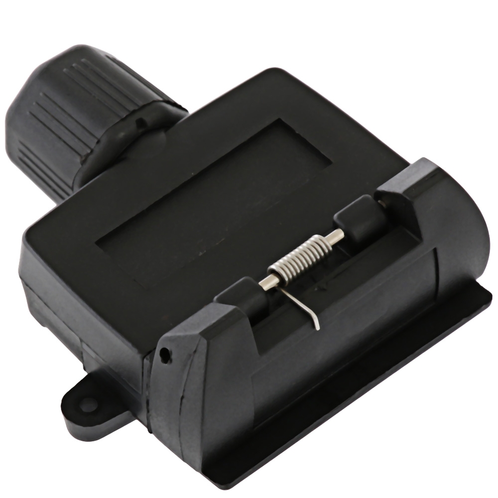 Powertech Flat Trailer Socket for 7-Pin Plugs