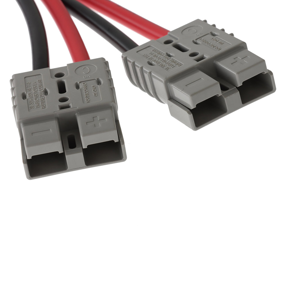 Anderson 50A Piggyback lead 8AWG 300mm