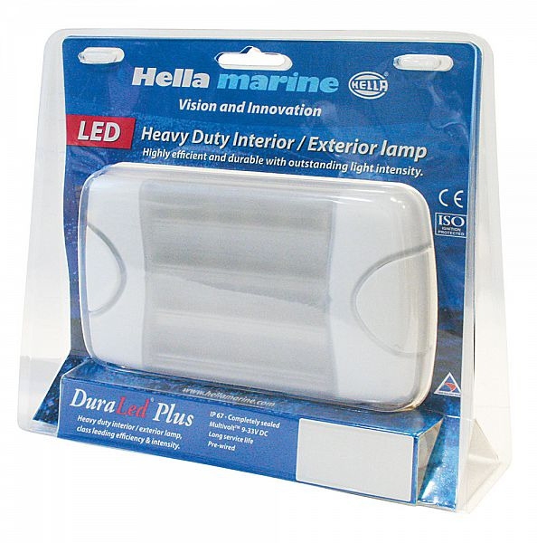 Hella Marine DuraLED White/Red LED Surface Mount Light 9-33V