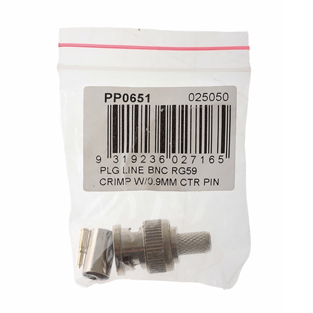 BNC Male Crimp Plug
