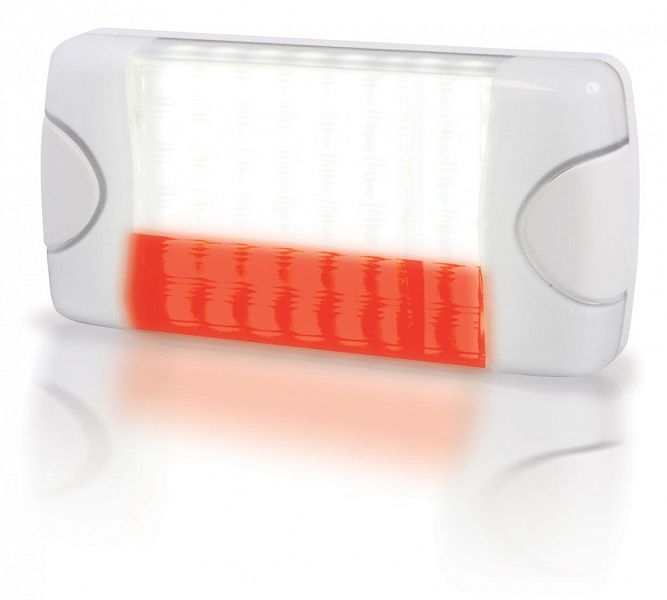 Hella Marine DuraLED White/Red LED Surface Mount Light 9-33V