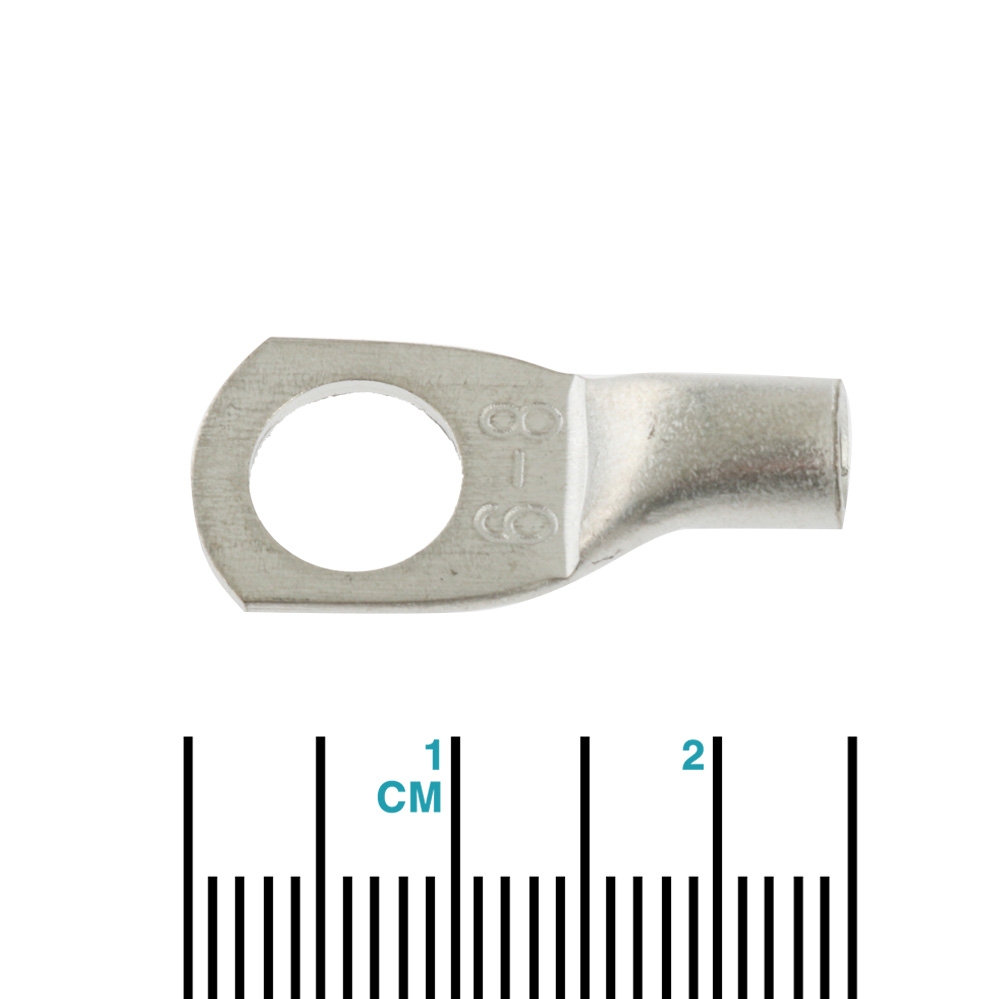 8mm Non-Insulated Eye Terminal 6mm2 Qty 8