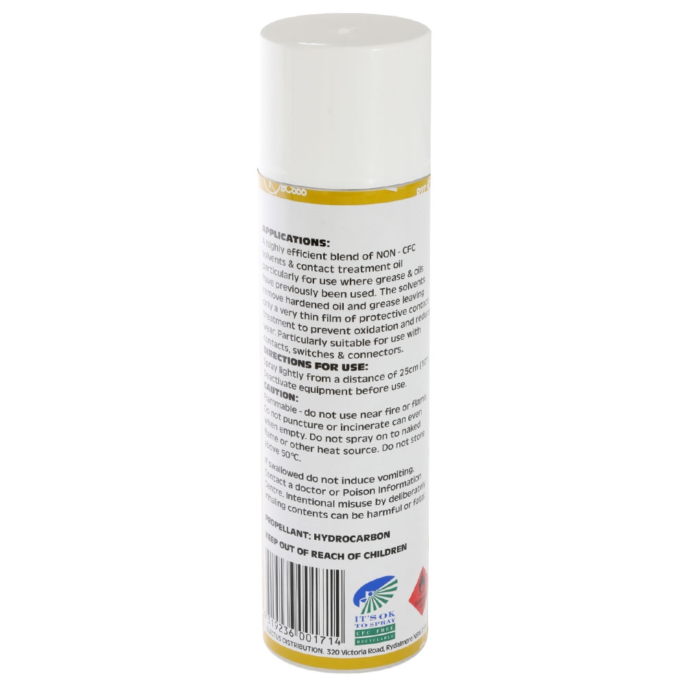 Contact Cleaner Lubricant Spray Can