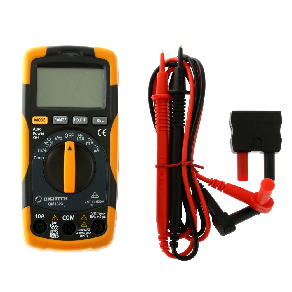 Cat III Multimeter with Temperature