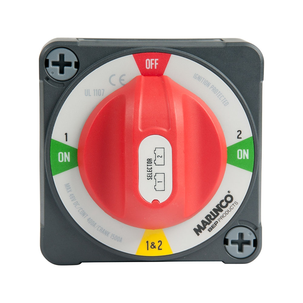 BEP Pro Installer 400A Ez-Mount Battery Selector Switch 1-2-Both-Off - Bulk MC12