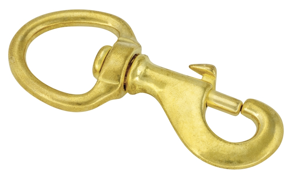Taurus Brass Swivel Snap Hook 32mm