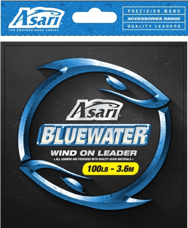 Asari Bluewater Mono Wind-On Leader 400lb 7.5m