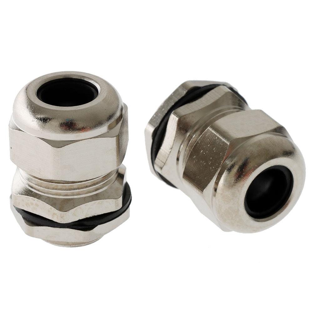 IP68 Nickle Plated Copper Cable Glands 5 to 10mm