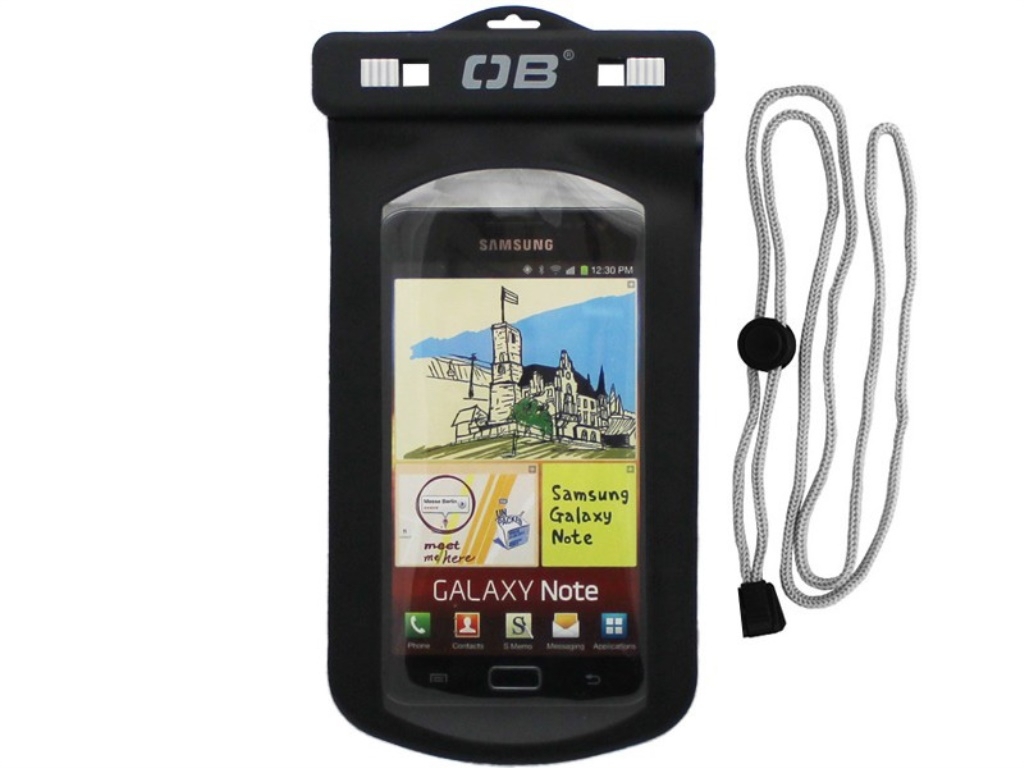 OverBoard Large Waterproof Phone Case Black