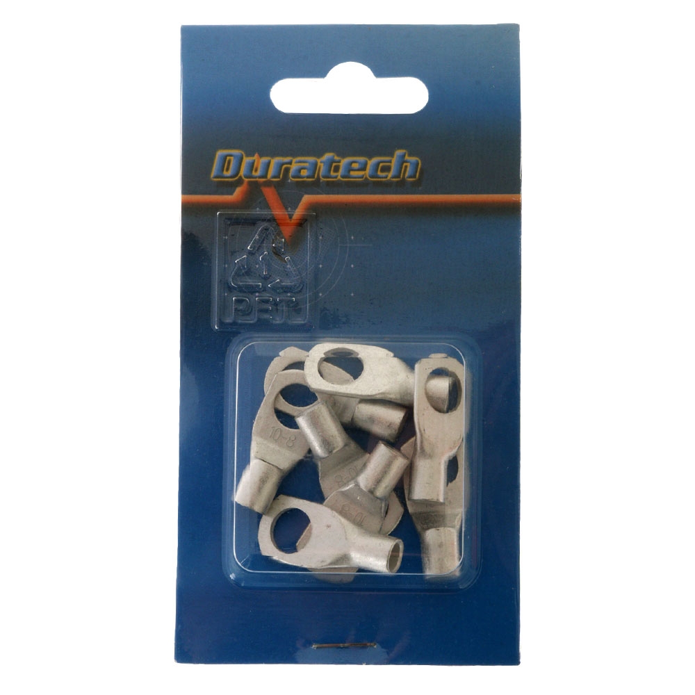 8mm Non-Insulated Eye Terminal 10mm2 Qty  8