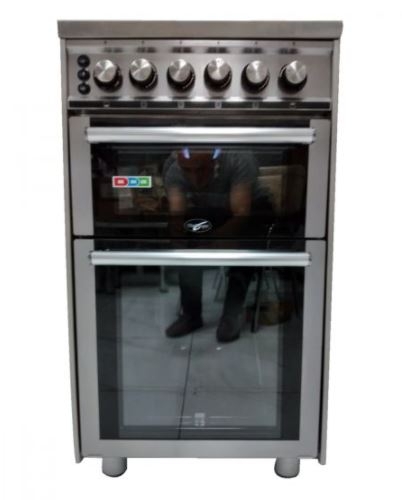 Challenger Kakapo Double Door Gas Stove and Oven Stainless Steel - DAMAGED