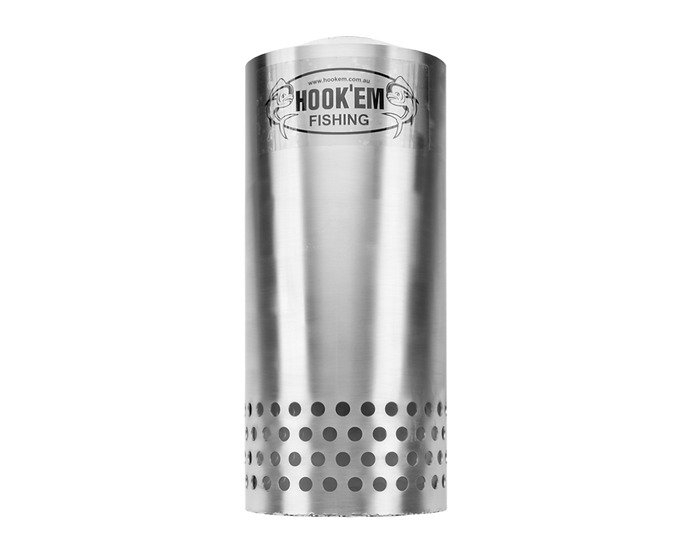 Hook'em Stainless Burley Bucket Transom Mount Removeable