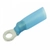 Hella Marine Heat Shrink Crimp Terminal Eye for M4 Blue Qty 10