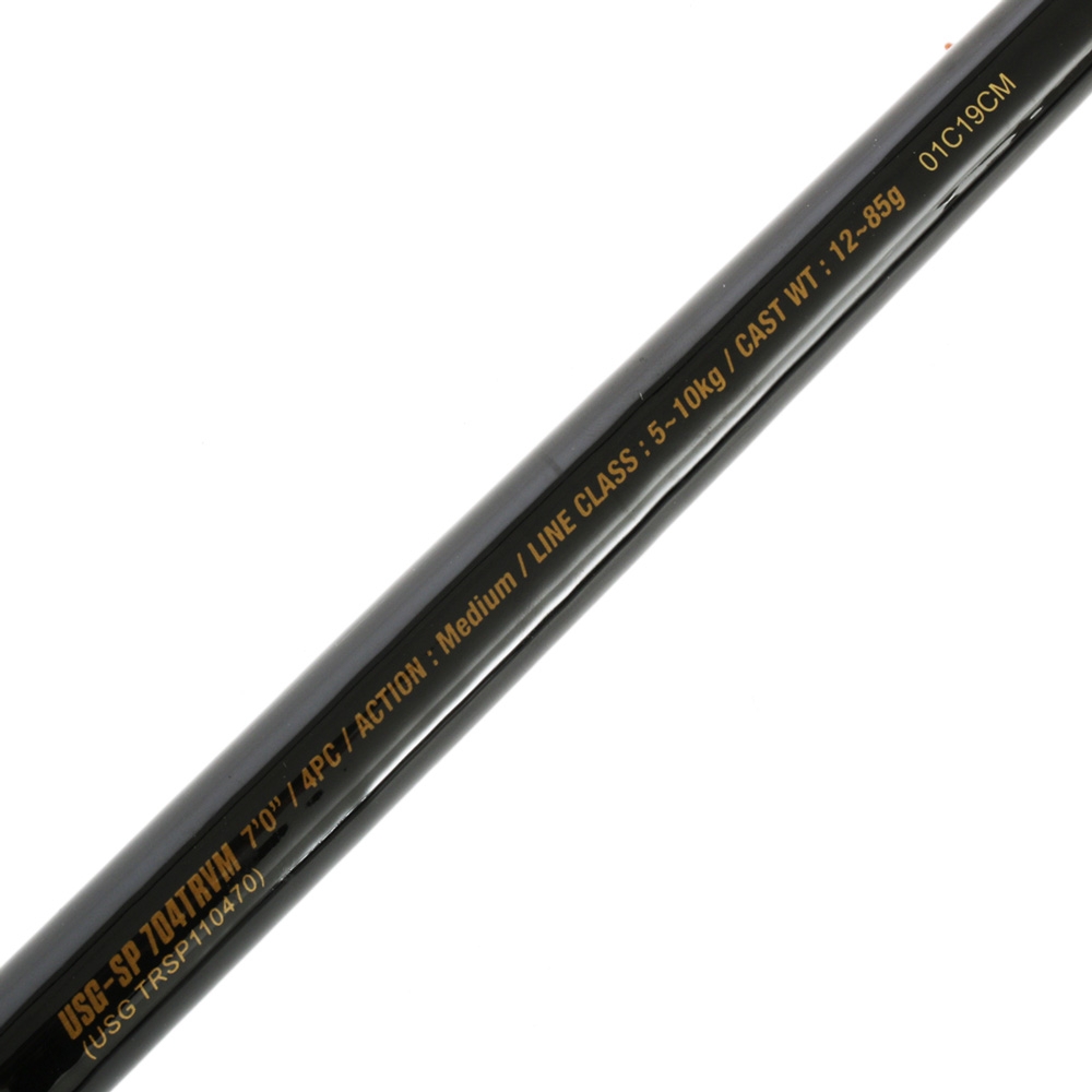 Ugly Stik Gold 704TRVM Travel Spin Rod 7ft 5-10kg 4pc