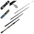 Ugly Stik Gold 704TRVM Travel Spin Rod 7ft 5-10kg 4pc
