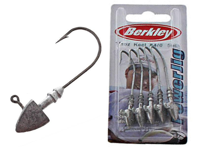 Berkley Tournament Keel Jig Heads 2/0 1/2oz Qty 5