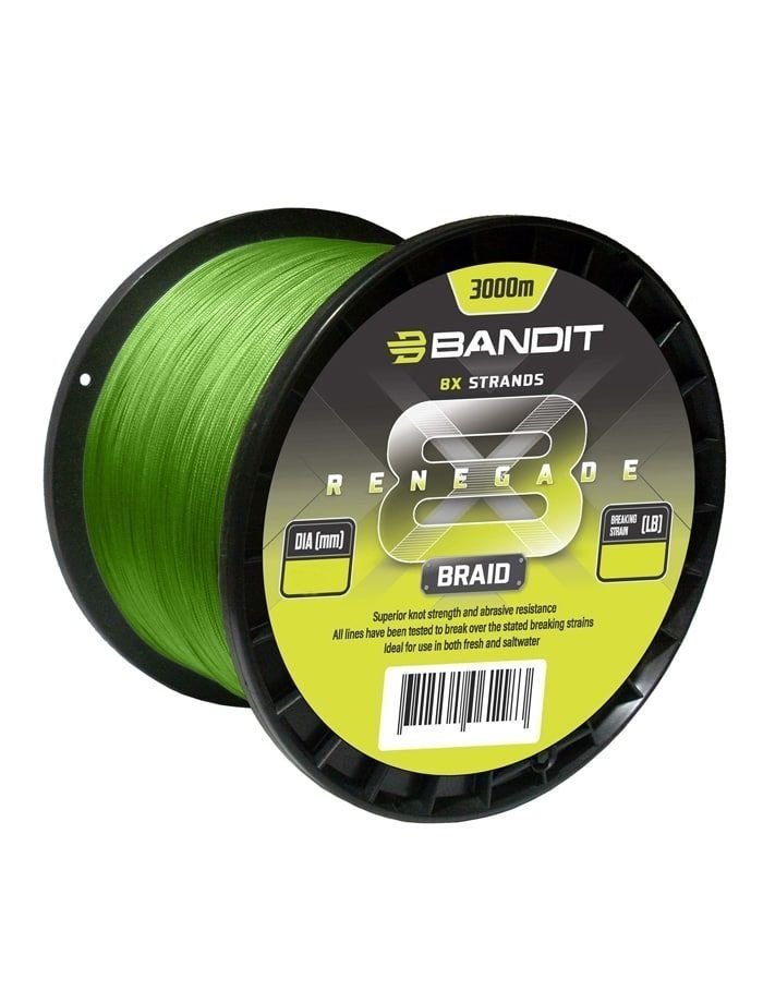 Bandit Renegade X8 Braid 3000m 20lb